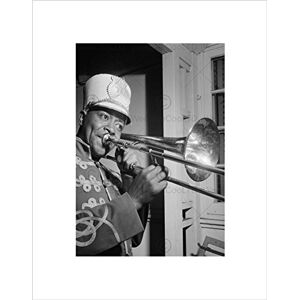 Wee Blue Coo VINTAGE PORTRAIT JAZZ TROMBONE LEGEND SANDY WILLIAMS FRAMED ART PRINT B12X3776 Wee Blue Coo VINTAGE PORTRAIT JAZZ TROMBONE LEGEND SANDY WILLIAMS FRAMED ART PRINT B12X3776
