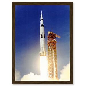 Artery8 Space Apollo 11 Launch Saturn V Rocket Blast Thrust Flame USA A4 Artwork Framed Wall Art Print Artery8 Space Apollo 11 Launch Saturn V Rocket Blast Thrust Flame USA A4 Artwork Framed Wall Art Print