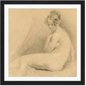 Artery8 John Constable Academy Study 1820 Painting Square Wooden Framed Wall Art Print Picture 16X16 Inch Artery8 John Constable Academy Study 1820 Painting Square Wooden Framed Wall Art Print Picture 16X16 Inch