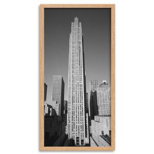 Wee Blue Coo Rockefeller Center New York Long Panel Framed Wall Art Print Wee Blue Coo Rockefeller Center New York Long Panel Framed Wall Art Print