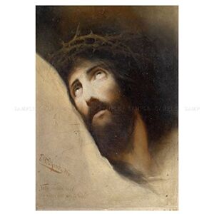 Wee Blue Coo Painting Allegory Christian Diefenbach Father Forgive Wall Art Print Wee Blue Coo Painting Allegory Christian Diefenbach Father Forgive Wall Art Print