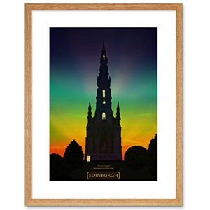 Wee Blue Coo TYPOGRAPH SCOTT MONUMENT EDINBURGH FRAMED PICTURE POSTER ART PRINT F97X10025 Wee Blue Coo TYPOGRAPH SCOTT MONUMENT EDINBURGH FRAMED PICTURE POSTER ART PRINT F97X10025