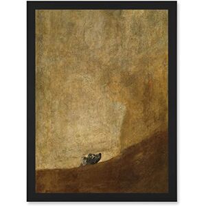 Artery8 - Francisco Goya The Dog - A4 - Framed - Wall Art Artery8 - Francisco Goya The Dog - A4 - Framed - Wall Art