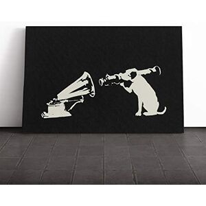 Big Box Art Banksy Dog Graffiti Wall Art Canvas Print Gallery Wrapped 30mm Frame Wall Decor 30x20 inches Ready to Hang Pop Art Animals Picture Living Room Bedroom Lounge Office Big Box Art Banksy Dog Graffiti Wall Art Canvas Print Gallery Wrapped 30mm Frame Wall Decor 30x20 inches Ready to Hang Pop Art Animals Picture Living Room Bedroom Lounge Office