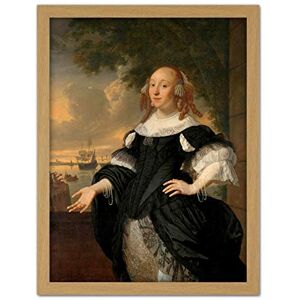 Artery8 Helst Geertruida Den Dubbelde Wife Aert Van Nes Artwork Framed Wall Art Print 18X24 Inch Artery8 Helst Geertruida Den Dubbelde Wife Aert Van Nes Artwork Framed Wall Art Print 18X24 Inch