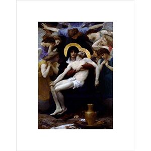 Wee Blue Coo WILLIAM ADOLPHE BOUGUEREAU PIETA OLD MASTER BLACK FRAMED ART PRINT B12X2304 Wee Blue Coo WILLIAM ADOLPHE BOUGUEREAU PIETA OLD MASTER BLACK FRAMED ART PRINT B12X2304
