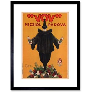 Wee Blue Coo VOV PEZZIOL LIQUEUR PADOVA ITALY CLOWN VINTAGE RETRO ADVERT FRAMED PRINT B12X623 Wee Blue Coo VOV PEZZIOL LIQUEUR PADOVA ITALY CLOWN VINTAGE RETRO ADVERT FRAMED PRINT B12X623