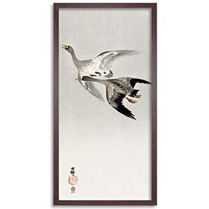 Fine Art Prints Ohara Koson Great geese flying in the snow Long Framed Art Print Wall Poster 25x12 inch Fine Art Prints Ohara Koson Great geese flying in the snow Long Framed Art Print Wall Poster 25x12 inch
