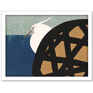 Artery8 Kamisaka Sekka White Heron Reeds Japanese Painting Artwork Framed Wall Art Print 18X24 Inch Artery8 Kamisaka Sekka White Heron Reeds Japanese Painting Artwork Framed Wall Art Print 18X24 Inch