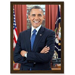 Artery8 Us President Barack Obama Photo Souza Portrait A4 Artwork Framed Wall Art Print Artery8 Us President Barack Obama Photo Souza Portrait A4 Artwork Framed Wall Art Print