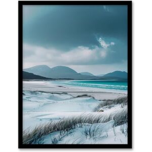 Artery8 Isle Harris Scotland White Sand Luskentyre Beach Bathroom Toilet Artwork Framed Wall Art Print 18X24 Inch Artery8 Isle Harris Scotland White Sand Luskentyre Beach Bathroom Toilet Artwork Framed Wall Art Print 18X24 Inch