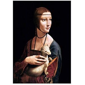 Wee Blue Coo Da Vinci Lady Ermine Cecilia Gallerani Picture Wall Art Print Wee Blue Coo Da Vinci Lady Ermine Cecilia Gallerani Picture Wall Art Print