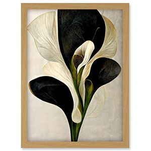 Artery8 - Calla Lily Abstract - A4 - Framed - Wall Art Artery8 - Calla Lily Abstract - A4 - Framed - Wall Art