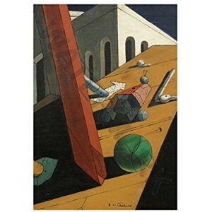 Wee Blue Coo De Chirico Evil Genius Of A King Wall Art Print Wee Blue Coo De Chirico Evil Genius Of A King Wall Art Print