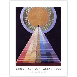 Artery8 Hilma Af Klint Group X No 1 Altarpiece Abstract Living Room Large Wall Art Poster Print Thick Paper 18X24 Inch Artery8 Hilma Af Klint Group X No 1 Altarpiece Abstract Living Room Large Wall Art Poster Print Thick Paper 18X24 Inch