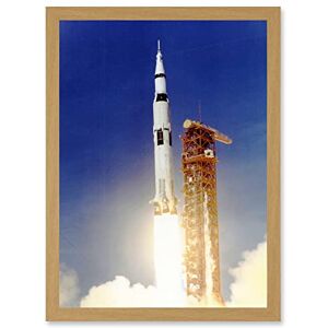 Artery8 Space Apollo 11 Launch Saturn V Rocket Blast Thrust Flame USA A4 Artwork Framed Wall Art Print Artery8 Space Apollo 11 Launch Saturn V Rocket Blast Thrust Flame USA A4 Artwork Framed Wall Art Print