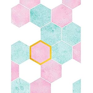 Wee Blue Coo Geometric Hexagons Texture Unframed Art Print Poster Wall Decor 12X16 Inch Wee Blue Coo Geometric Hexagons Texture Unframed Art Print Poster Wall Decor 12X16 Inch