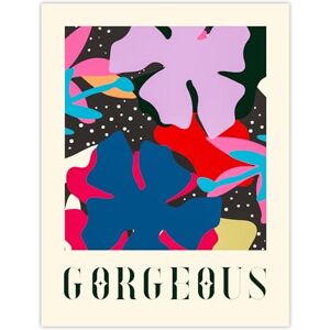 Wee Blue Coo Floral Abstract Gorgeous Quote Graphic Pattern Bold Extra Large XL Wall Art Poster Print Wee Blue Coo Floral Abstract Gorgeous Quote Graphic Pattern Bold Extra Large XL Wall Art Poster Print