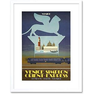 Wee Blue Coo Travel Simplon Tunnel Orient Express Venice London Paris UK Art Framed Wall Art Print Wee Blue Coo Travel Simplon Tunnel Orient Express Venice London Paris UK Art Framed Wall Art Print