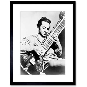 Wee Blue Coo Music Photo Ravi Shankar Sitar Star India Picture Framed Wall Art Print Wee Blue Coo Music Photo Ravi Shankar Sitar Star India Picture Framed Wall Art Print