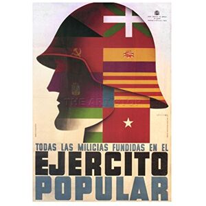 Wee Blue Coo War Spanish Civil Republican Militia Spain Ad Picture Wall Art Print Wee Blue Coo War Spanish Civil Republican Militia Spain Ad Picture Wall Art Print