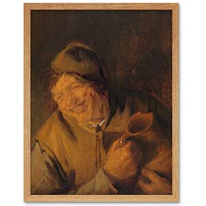 Artery8 Adriaen Van Ostade The Merry Peasant Painting Art Print Framed Poster Wall Decor 12x16 inch Artery8 Adriaen Van Ostade The Merry Peasant Painting Art Print Framed Poster Wall Decor 12x16 inch