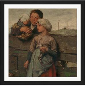 Artery8 Jacob Maris Villagers Child Infant Painting Square Wooden Framed Wall Art Print Picture 16X16 Inch Artery8 Jacob Maris Villagers Child Infant Painting Square Wooden Framed Wall Art Print Picture 16X16 Inch