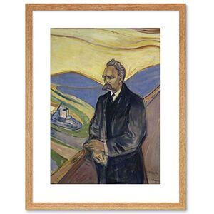 Wee Blue Coo Edvard Munch Friederich Nietzsche Painting Framed Art Print Wee Blue Coo Edvard Munch Friederich Nietzsche Painting Framed Art Print