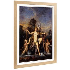 Big Box Art Framed Print of Gustave Moreau Venus Rising from The Sea Design Wall Art Picture Home Decor for Kitchen, Living Room, Bedroom, Hallway, Oak, A2 / 24.5x18 Inch / 62x45cm Big Box Art Framed Print of Gustave Moreau Venus Rising from The Sea Design Wall Art Picture Home Decor for Kitchen, Living Room, Bedroom, Hallway, Oak, A2 / 24.5x18 Inch / 62x45cm