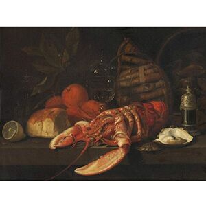 Artery8 David Davidsz De Heem Still Life Lobster Painting Large Wall Art Poster Print Thick Paper 18X24 Inch Artery8 David Davidsz De Heem Still Life Lobster Painting Large Wall Art Poster Print Thick Paper 18X24 Inch