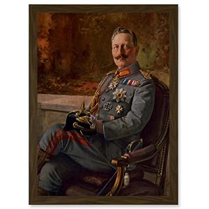 Artery8 Kaiser Wilhelm II German Emperor A4 Artwork Framed Wall Art Print Artery8 Kaiser Wilhelm II German Emperor A4 Artwork Framed Wall Art Print