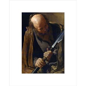Wee Blue Coo Georges De La Tour St Thomas Old Master Wall Art Print Wee Blue Coo Georges De La Tour St Thomas Old Master Wall Art Print