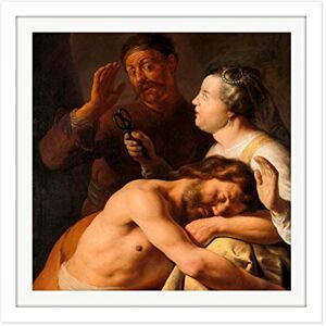 Artery8 Jan Lievens Samson And Delilah Bible Paitning Square Wooden Framed Wall Art Print Picture 16X16 Inch Artery8 Jan Lievens Samson And Delilah Bible Paitning Square Wooden Framed Wall Art Print Picture 16X16 Inch
