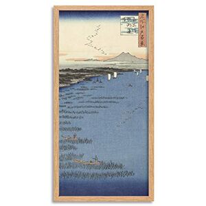 Artery8 Hiroshige The Coast At Samezu In South Shinagawa Framed Wall Art Print Long 25X12 Inch Artery8 Hiroshige The Coast At Samezu In South Shinagawa Framed Wall Art Print Long 25X12 Inch