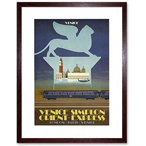 Wee Blue Coo Travel Simplon Tunnel Orient Express Venice London Paris UK Art Framed Wall Art Print Wee Blue Coo Travel Simplon Tunnel Orient Express Venice London Paris UK Art Framed Wall Art Print