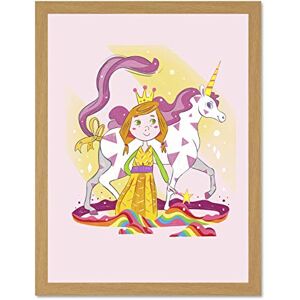 Wee Blue Coo Unicorn Princess Magic Large Framed Art Print Wall Poster 18x24 inch Wee Blue Coo Unicorn Princess Magic Large Framed Art Print Wall Poster 18x24 inch