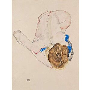 Fine Art Prints Egon Schiele Nude With Blue Stockings Bending Forward Unframed Wall Art Print Poster Home Decor Premium Fine Art Prints Egon Schiele Nude With Blue Stockings Bending Forward Unframed Wall Art Print Poster Home Decor Premium
