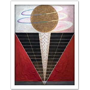 Artery8 Hilma Af Klint Group X No 2 Altarpiece Abstract Artwork Framed Wall Art Print 18X24 Inch Artery8 Hilma Af Klint Group X No 2 Altarpiece Abstract Artwork Framed Wall Art Print 18X24 Inch