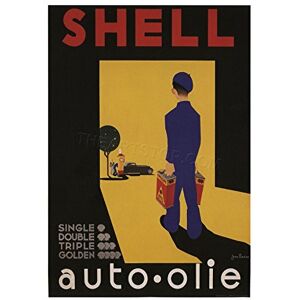 Wee Blue Coo Vintage Ad Automobile Car Motor Oil Netherlands Wall Art Print Wee Blue Coo Vintage Ad Automobile Car Motor Oil Netherlands Wall Art Print