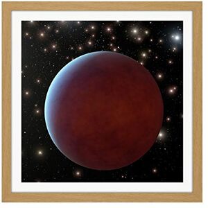 Fine Art Prints Space NASA Gas Giant Planet Orbiting Star Illustration Square Wooden Framed Wall Art Print Picture 16X16 Inch Fine Art Prints Space NASA Gas Giant Planet Orbiting Star Illustration Square Wooden Framed Wall Art Print Picture 16X16 Inch