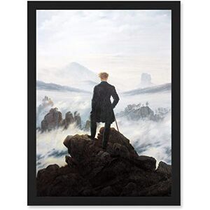 Artery8 Friedrich Wanderer Above Sea Fog Painting Artwork Framed Wall Art Print A4 Artery8 Friedrich Wanderer Above Sea Fog Painting Artwork Framed Wall Art Print A4