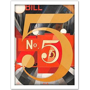 Fine Art Prints Demuth I Saw Figure 5 Gold Red Abstract Painting Large Framed Art Print Poster Wall Decor 18x24 in Fine Art Prints Demuth I Saw Figure 5 Gold Red Abstract Painting Large Framed Art Print Poster Wall Decor 18x24 in