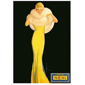 Wee Blue Coo Ad Nehi Drink Alcohol Fur Lady Style Wall Art Print Wee Blue Coo Ad Nehi Drink Alcohol Fur Lady Style Wall Art Print