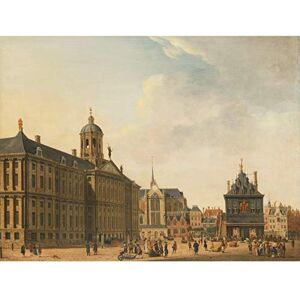 Artery8 Ekels View Dam In Amsterdam Cityscape Painting Large Wall Art Poster Print Thick Paper 18X24 Inch Artery8 Ekels View Dam In Amsterdam Cityscape Painting Large Wall Art Poster Print Thick Paper 18X24 Inch