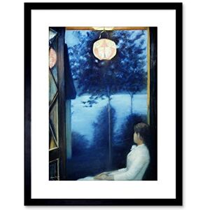 Wee Blue Coo JAPANESE ODA KROHG A LANTERN FRAMED ART PRINT POSTER F97X11901 Wee Blue Coo JAPANESE ODA KROHG A LANTERN FRAMED ART PRINT POSTER F97X11901
