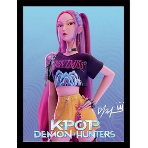 Pyramid K-POP DEMON HUNTERS (MIRA) COLLECTOR PRINT 30cm x 40cm Framed Collector Print, Official Licensed K-Pop Wall Art Poster, Ready to Hang, One Size Pyramid K-POP DEMON HUNTERS (MIRA) COLLECTOR PRINT 30cm x 40cm Framed Collector Print, Official Licensed K-Pop Wall Art Poster, Ready to Hang, One Size