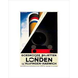 Wee Blue Coo TRAVEL VLISSINGEN HARWICH LINE SHIP TRAIN RAIL NETHERLANDS FRAMED PRINT B12X7385 Wee Blue Coo TRAVEL VLISSINGEN HARWICH LINE SHIP TRAIN RAIL NETHERLANDS FRAMED PRINT B12X7385