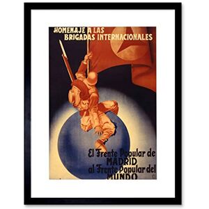 Wee Blue Coo War Civil Spain International Brigade Popular Picture Framed Wall Art Print Wee Blue Coo War Civil Spain International Brigade Popular Picture Framed Wall Art Print