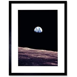 Wee Blue Coo Space Photo Planet Earth Lunar Surface Moon Cool USA Framed Wall Art Print Wee Blue Coo Space Photo Planet Earth Lunar Surface Moon Cool USA Framed Wall Art Print