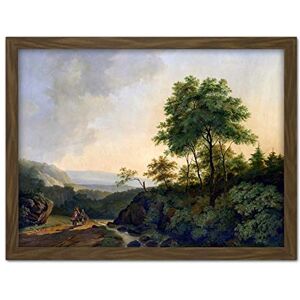 Artery8 Francois Roos View In The Harz Mountains Painting Artwork Framed Wall Art Print 18X24 Inch Artery8 Francois Roos View In The Harz Mountains Painting Artwork Framed Wall Art Print 18X24 Inch